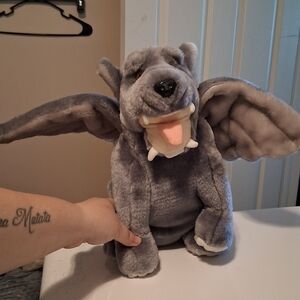 Toscano Gunther Gargoyle Plush Gray Wings